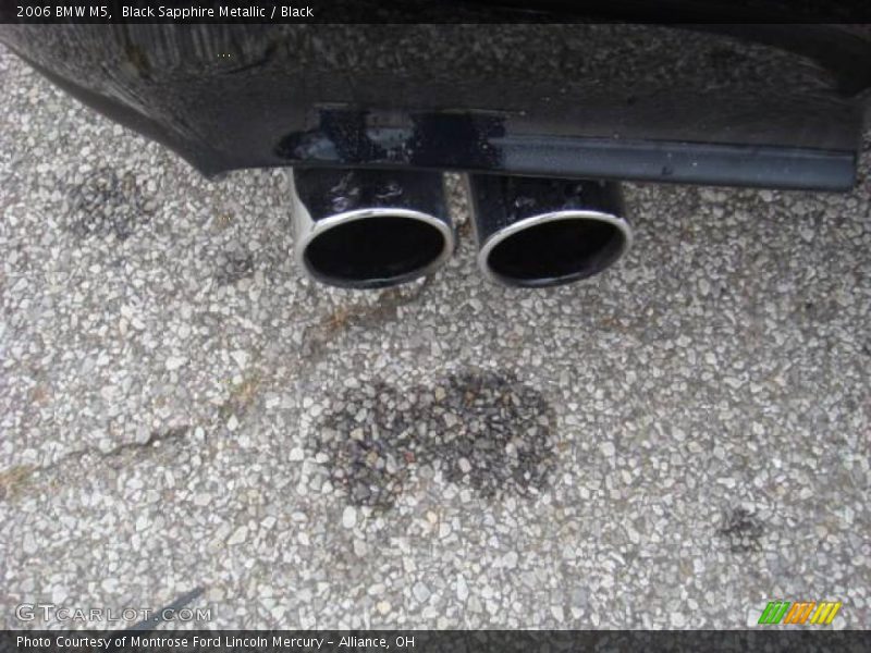 Black Sapphire Metallic / Black 2006 BMW M5