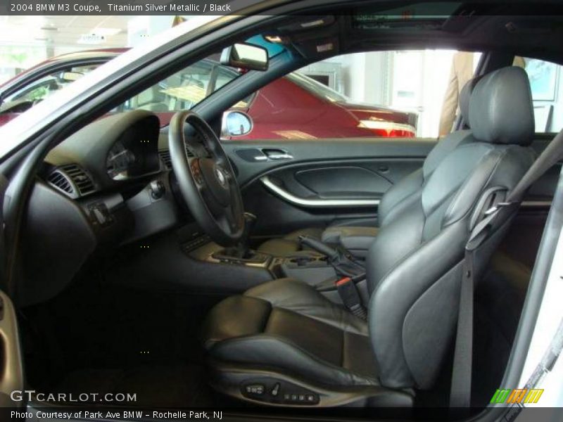 Titanium Silver Metallic / Black 2004 BMW M3 Coupe