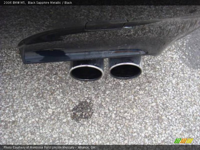 Black Sapphire Metallic / Black 2006 BMW M5
