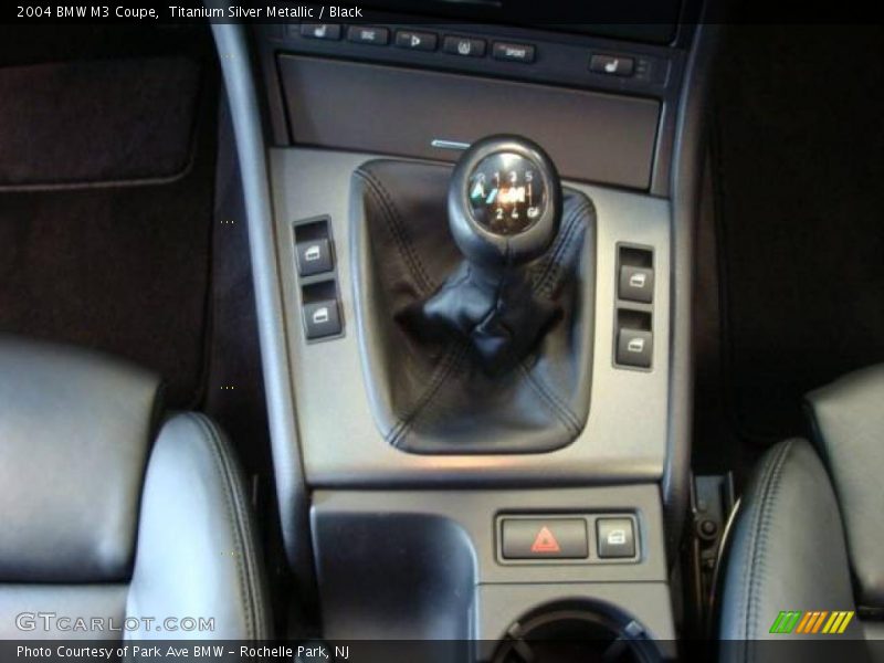 Titanium Silver Metallic / Black 2004 BMW M3 Coupe