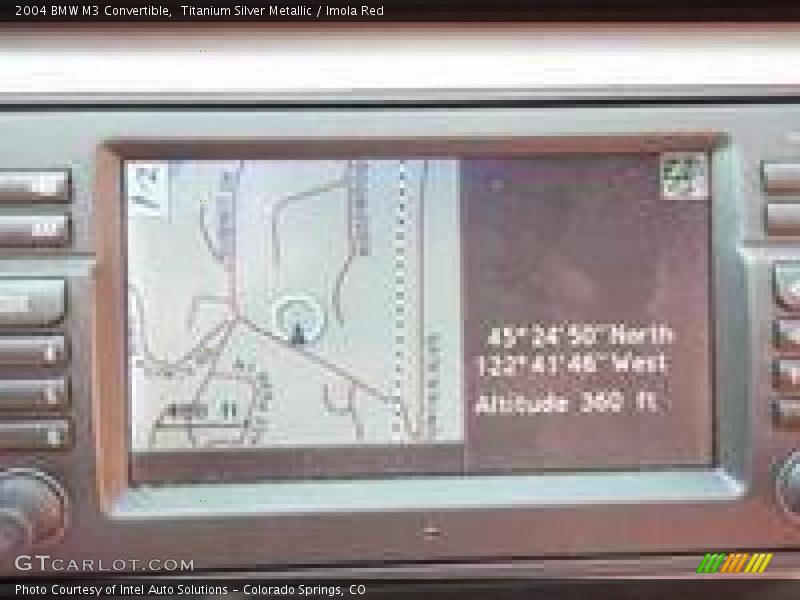 Titanium Silver Metallic / Imola Red 2004 BMW M3 Convertible
