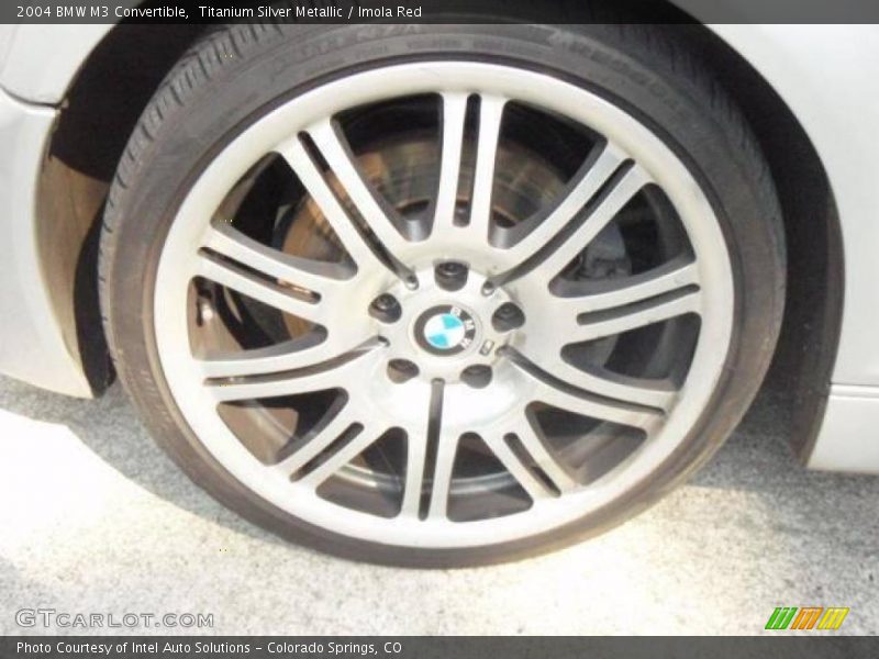 Titanium Silver Metallic / Imola Red 2004 BMW M3 Convertible