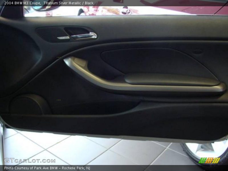 Titanium Silver Metallic / Black 2004 BMW M3 Coupe