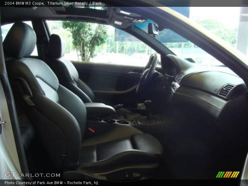 Titanium Silver Metallic / Black 2004 BMW M3 Coupe