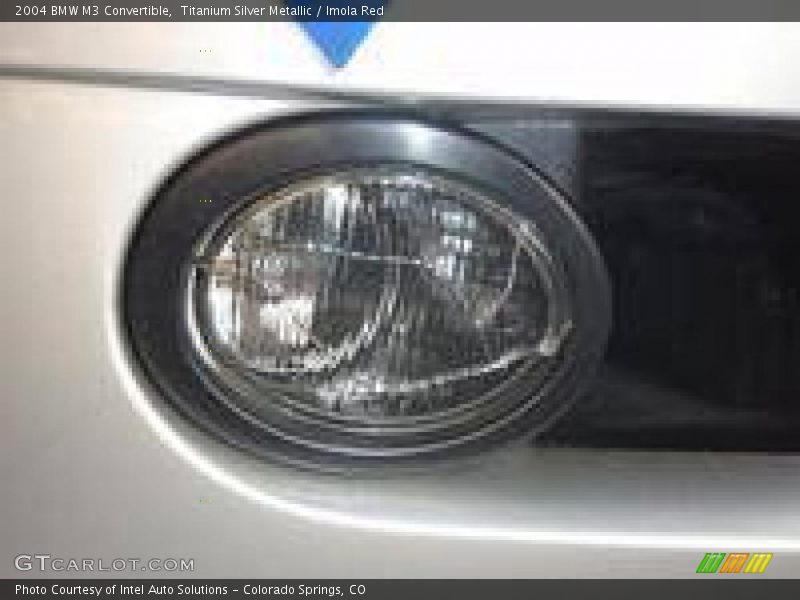 Titanium Silver Metallic / Imola Red 2004 BMW M3 Convertible