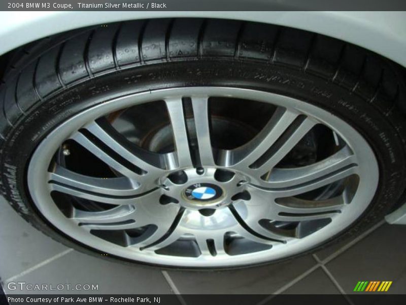 Titanium Silver Metallic / Black 2004 BMW M3 Coupe