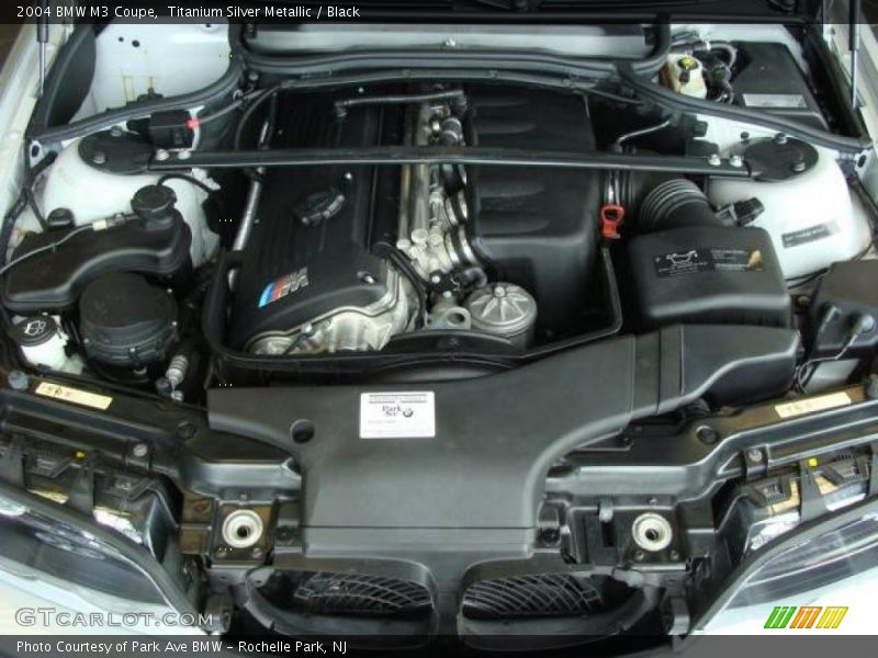 Titanium Silver Metallic / Black 2004 BMW M3 Coupe