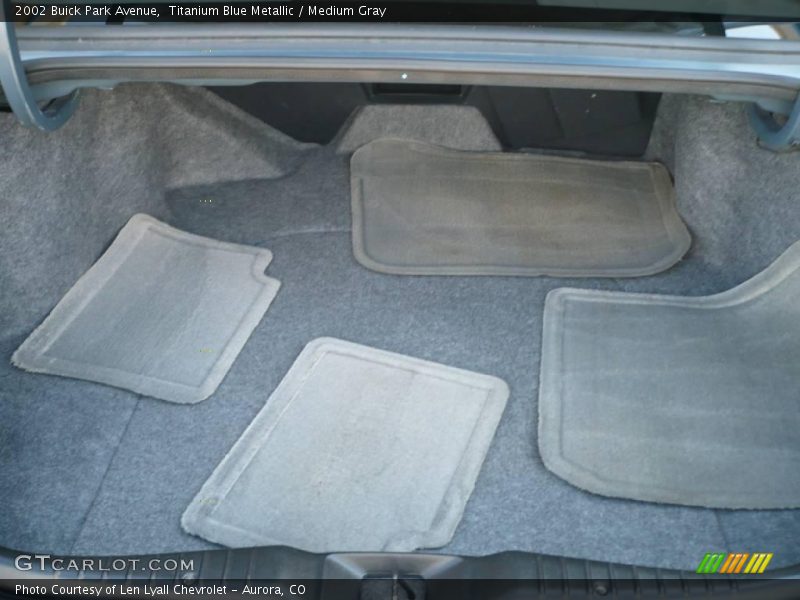Titanium Blue Metallic / Medium Gray 2002 Buick Park Avenue