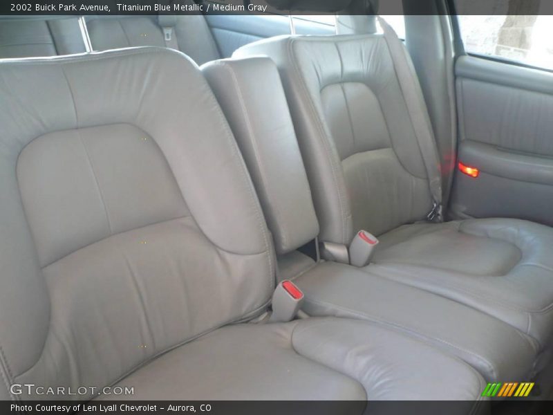 Titanium Blue Metallic / Medium Gray 2002 Buick Park Avenue
