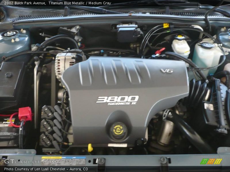 Titanium Blue Metallic / Medium Gray 2002 Buick Park Avenue