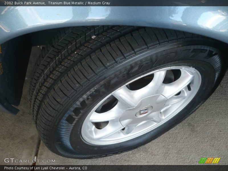 Titanium Blue Metallic / Medium Gray 2002 Buick Park Avenue