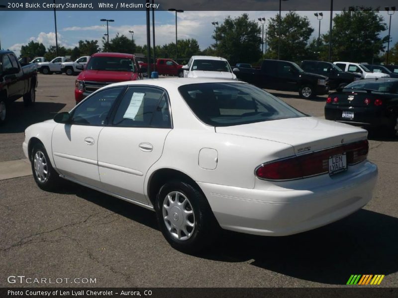 White / Medium Gray 2004 Buick Century Standard