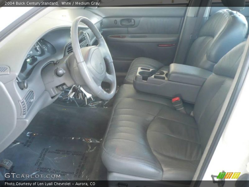 White / Medium Gray 2004 Buick Century Standard
