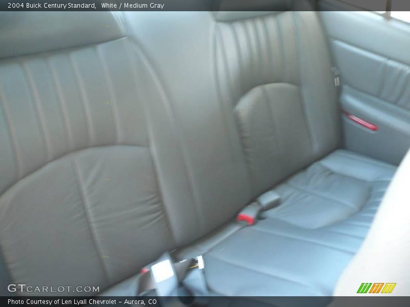 White / Medium Gray 2004 Buick Century Standard