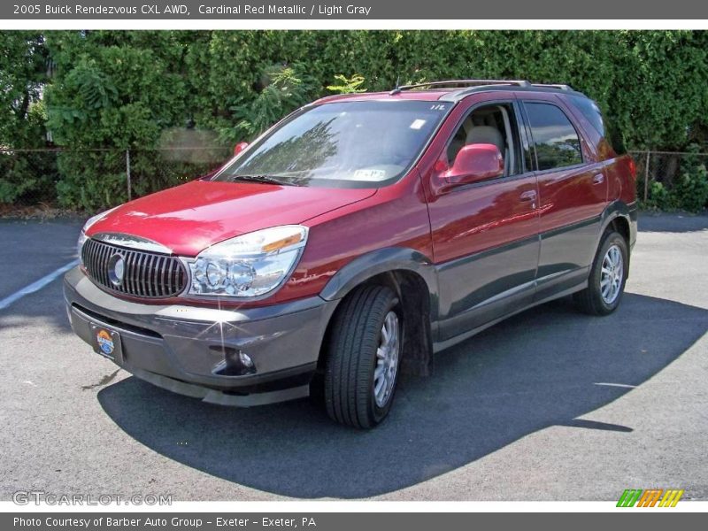 Cardinal Red Metallic / Light Gray 2005 Buick Rendezvous CXL AWD