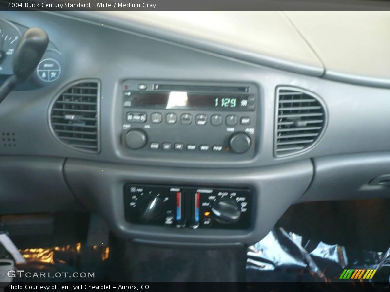 White / Medium Gray 2004 Buick Century Standard