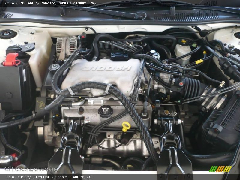 White / Medium Gray 2004 Buick Century Standard