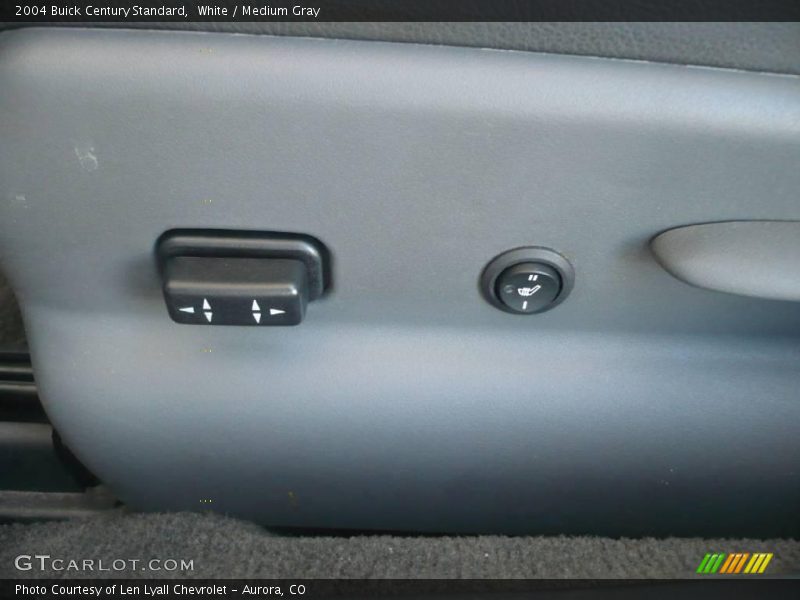 White / Medium Gray 2004 Buick Century Standard