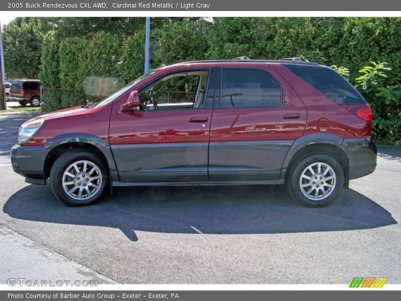 Cardinal Red Metallic / Light Gray 2005 Buick Rendezvous CXL AWD