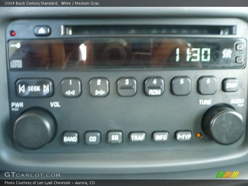 White / Medium Gray 2004 Buick Century Standard