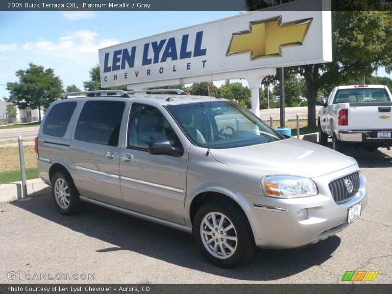 Platinum Metallic / Gray 2005 Buick Terraza CXL