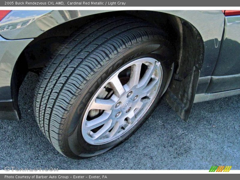 Cardinal Red Metallic / Light Gray 2005 Buick Rendezvous CXL AWD