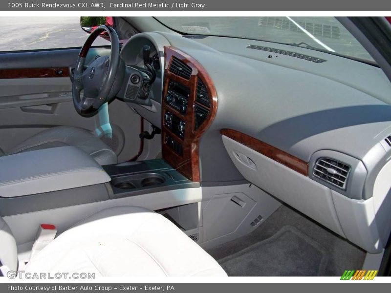 Cardinal Red Metallic / Light Gray 2005 Buick Rendezvous CXL AWD