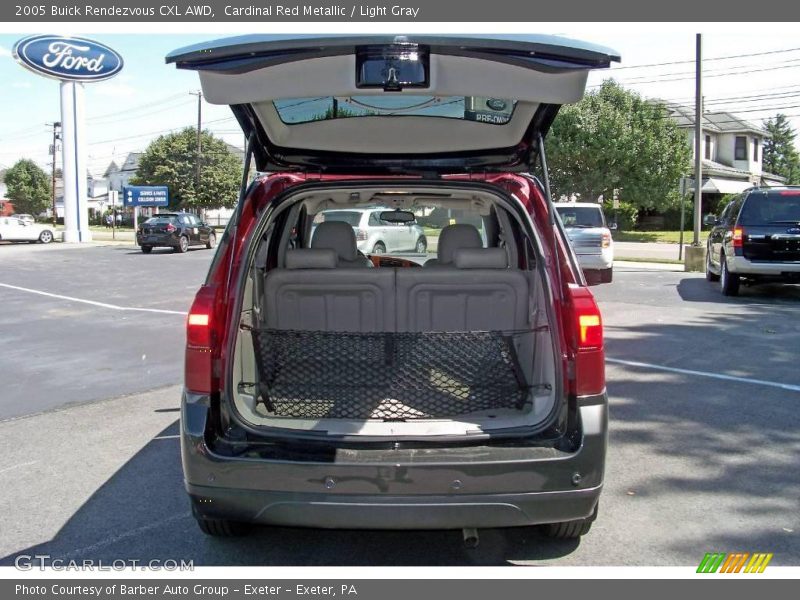 Cardinal Red Metallic / Light Gray 2005 Buick Rendezvous CXL AWD