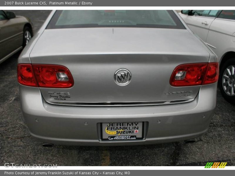 Platinum Metallic / Ebony 2007 Buick Lucerne CXS