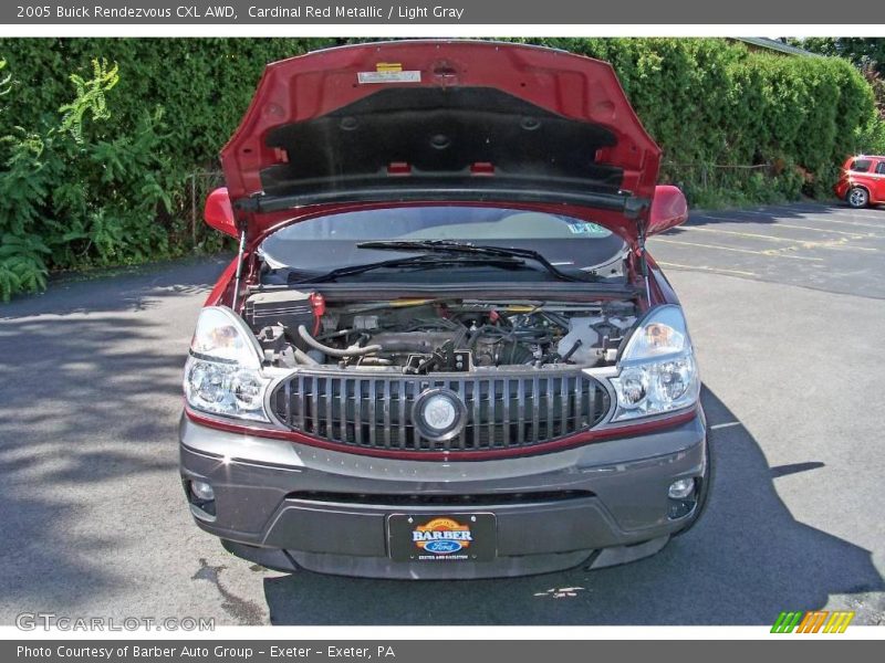 Cardinal Red Metallic / Light Gray 2005 Buick Rendezvous CXL AWD