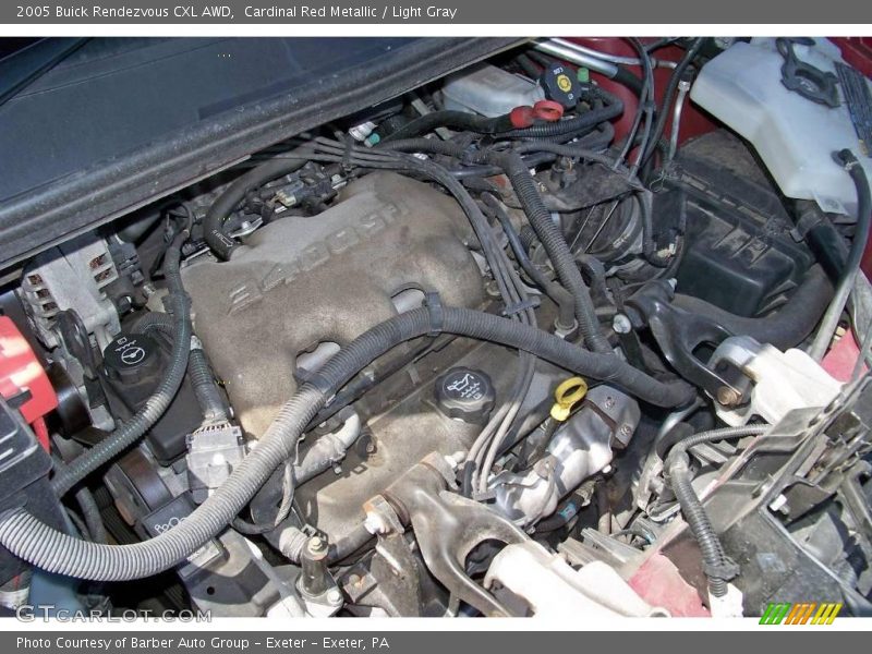 Cardinal Red Metallic / Light Gray 2005 Buick Rendezvous CXL AWD