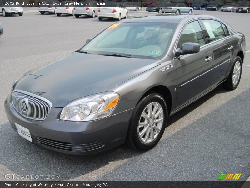 Cyber Gray Metallic / Titanium 2009 Buick Lucerne CXL