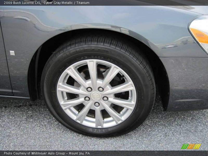Cyber Gray Metallic / Titanium 2009 Buick Lucerne CXL