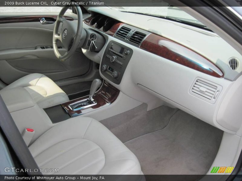 Cyber Gray Metallic / Titanium 2009 Buick Lucerne CXL