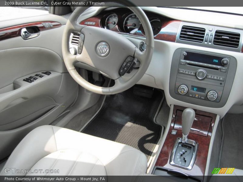 Cyber Gray Metallic / Titanium 2009 Buick Lucerne CXL