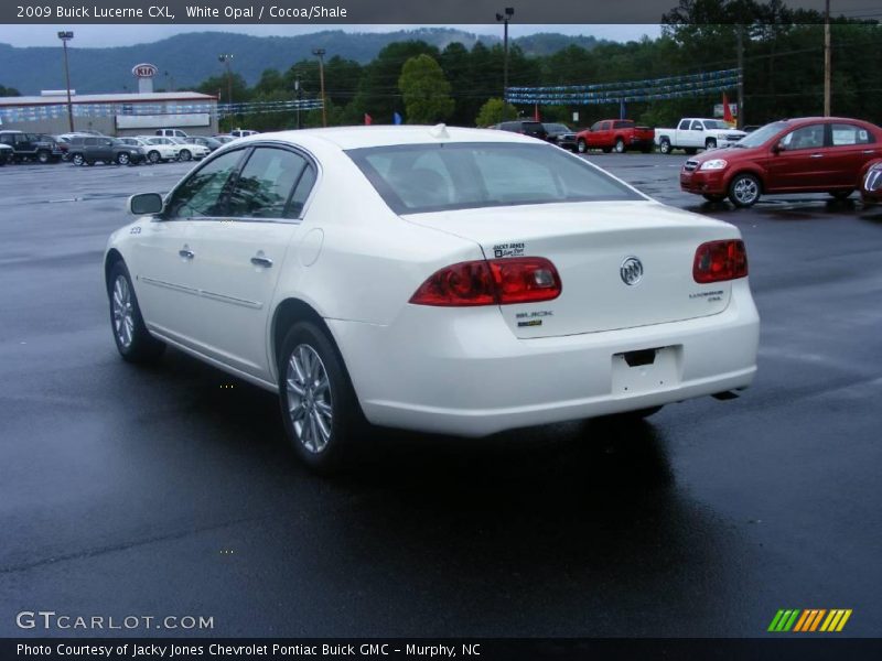 White Opal / Cocoa/Shale 2009 Buick Lucerne CXL