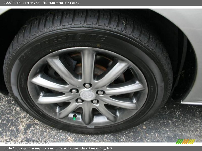 Platinum Metallic / Ebony 2007 Buick Lucerne CXS