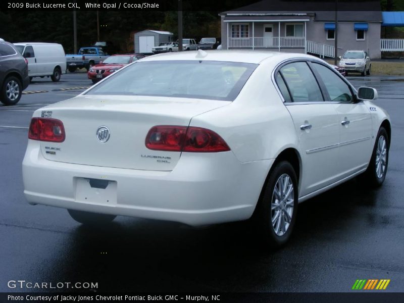 White Opal / Cocoa/Shale 2009 Buick Lucerne CXL