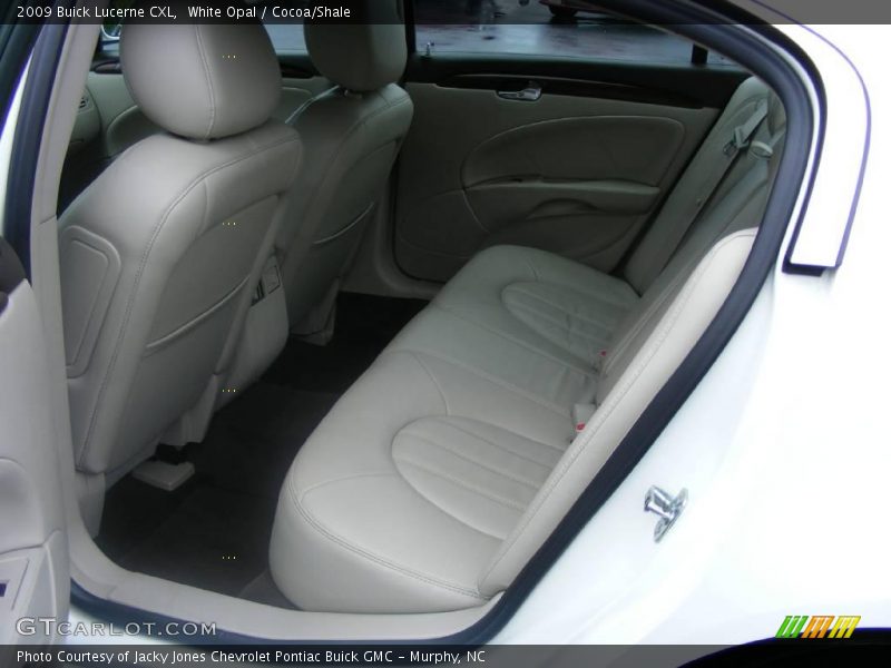 White Opal / Cocoa/Shale 2009 Buick Lucerne CXL