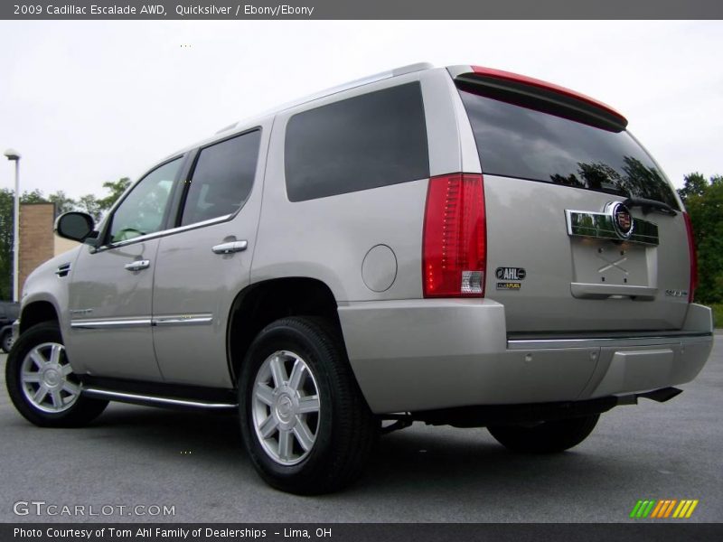Quicksilver / Ebony/Ebony 2009 Cadillac Escalade AWD