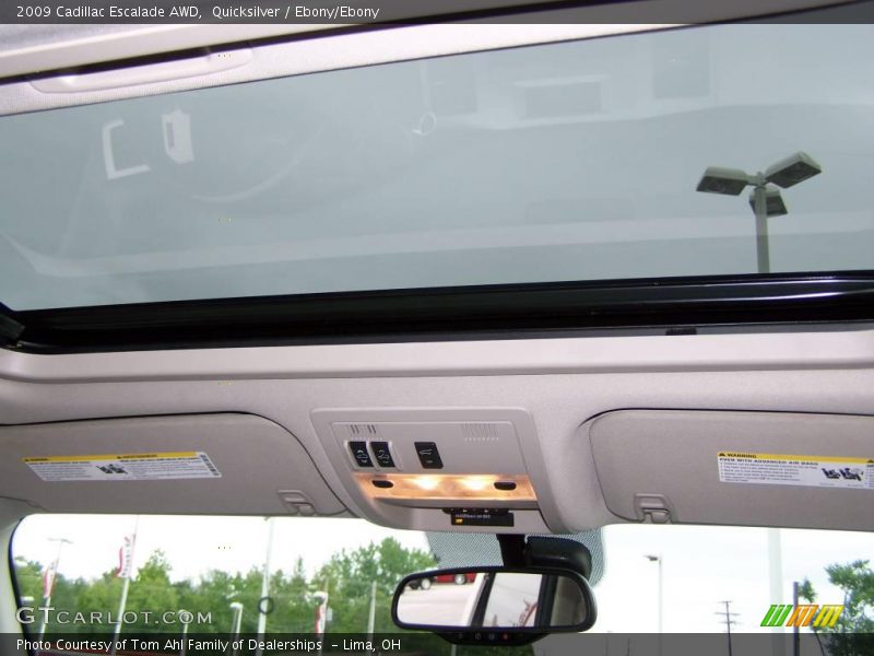 Quicksilver / Ebony/Ebony 2009 Cadillac Escalade AWD