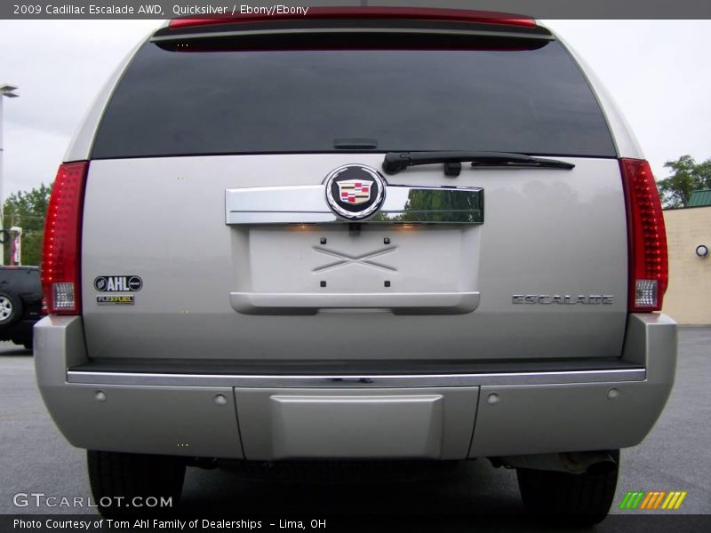 Quicksilver / Ebony/Ebony 2009 Cadillac Escalade AWD