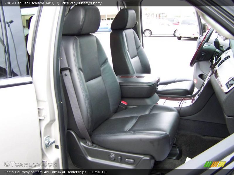 Quicksilver / Ebony/Ebony 2009 Cadillac Escalade AWD