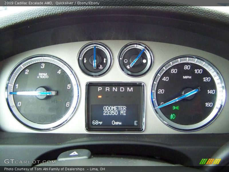 Quicksilver / Ebony/Ebony 2009 Cadillac Escalade AWD