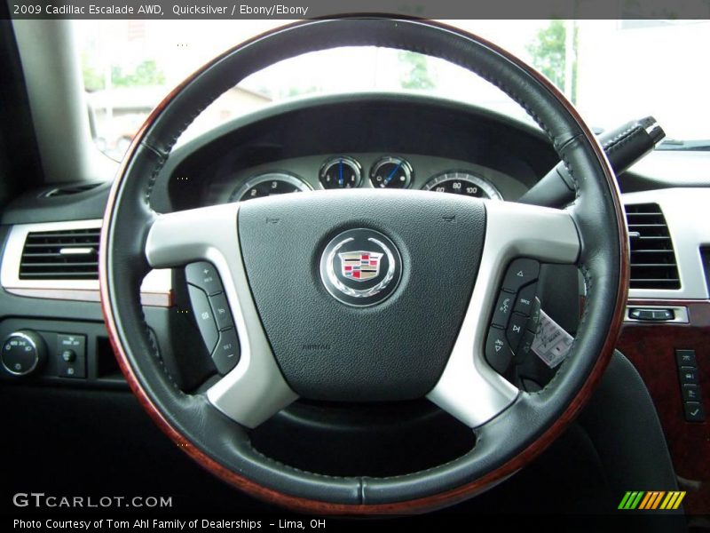 Quicksilver / Ebony/Ebony 2009 Cadillac Escalade AWD