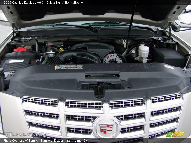 Quicksilver / Ebony/Ebony 2009 Cadillac Escalade AWD