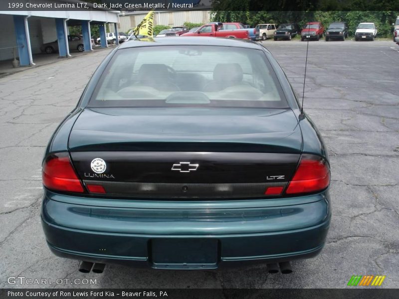 Dark Jade Green Metallic / Neutral 1999 Chevrolet Lumina LTZ
