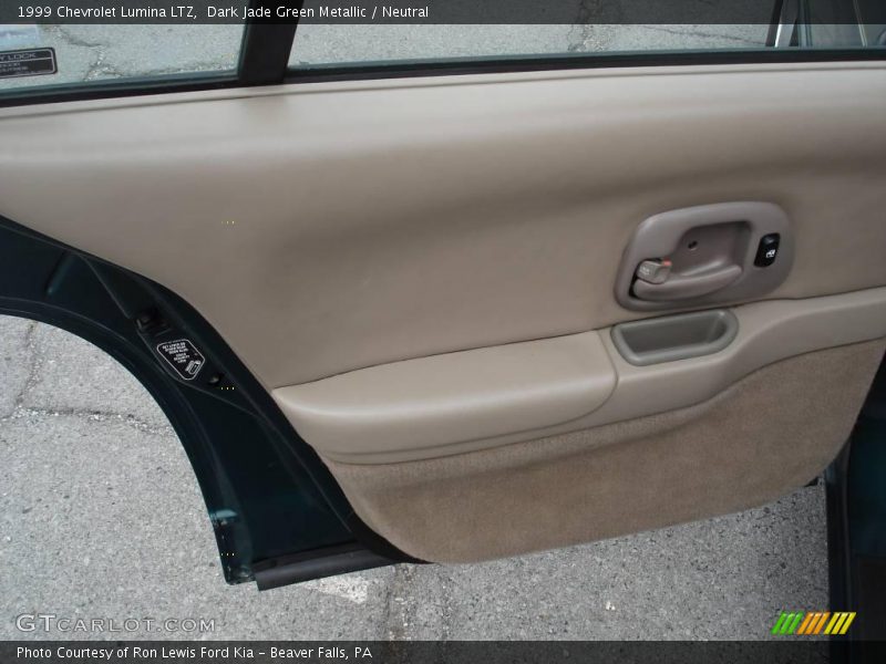 Dark Jade Green Metallic / Neutral 1999 Chevrolet Lumina LTZ