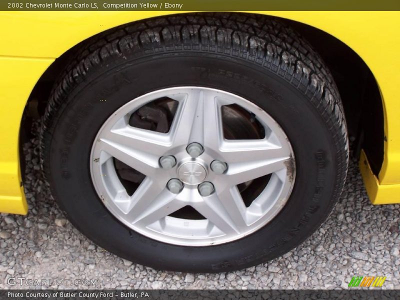 Competition Yellow / Ebony 2002 Chevrolet Monte Carlo LS