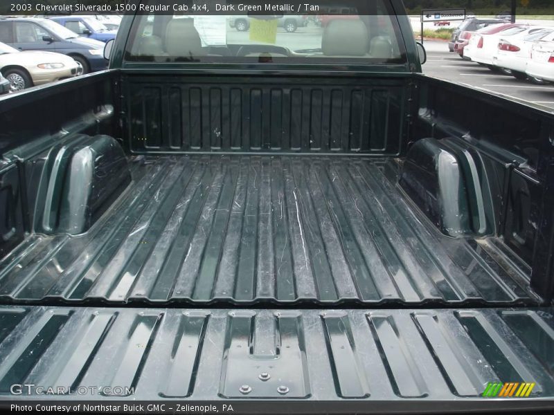 Dark Green Metallic / Tan 2003 Chevrolet Silverado 1500 Regular Cab 4x4